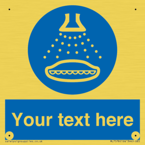 Custom start water spray in launch sequence